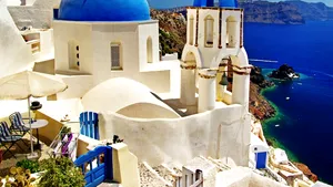 Activitatea pe Santorini revine la normal. Un vas de croazieră a ajuns pe insulă