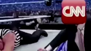 VIDEO Reţeaua CNN este acuzată ca l-a şantajat pe creatorul filmuleţului în care Donald Trump bate sigla companiei