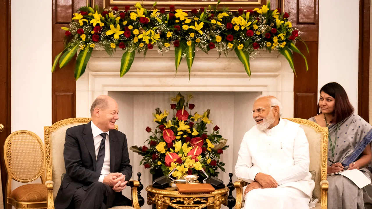 Olaf Scholz, vizită importantă la New Delhi. Germania susţine un acord de liber schimb între India şi Uniunea Europeană