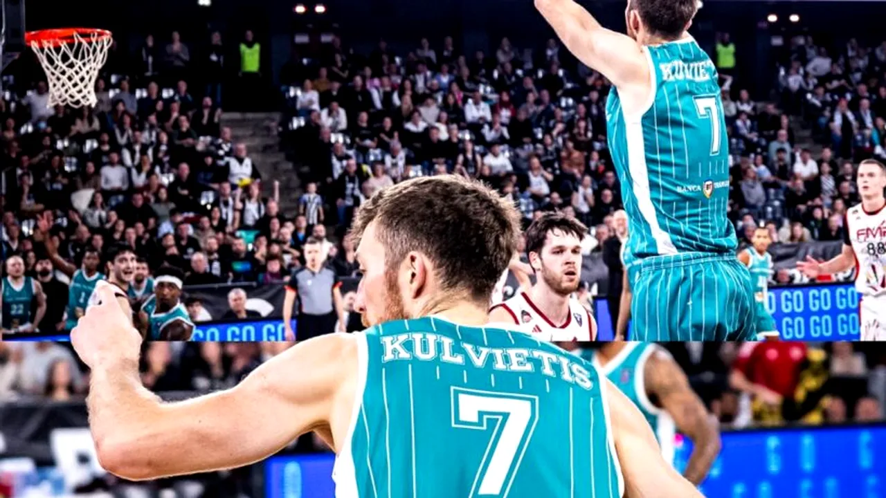 Calificată în Top 8 din Liga Adriatică, U-BT caută sâmbătă a cincea victorie consecutivă în competiție