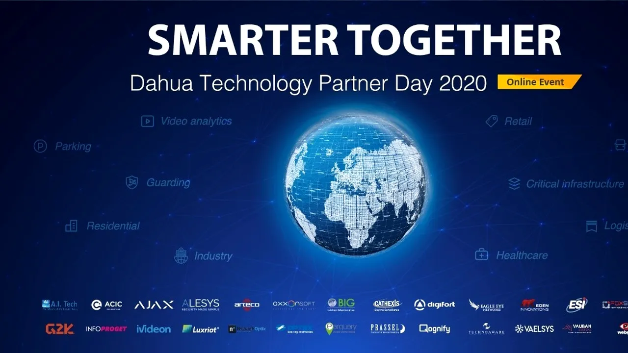 (P) Dahua Tehcnology pregăteşte un eveniment online unic şi gratuit! Pe 1 decembrie la Ziua Parteneriatului Tehnologic 2020. Ce beneficii te aşteaptă
