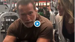 Nadia Comăneci şi Arnold Schwarzenegger, la aniversarea a 43 de ani de la primul 10 din gimnastică | VIDEO