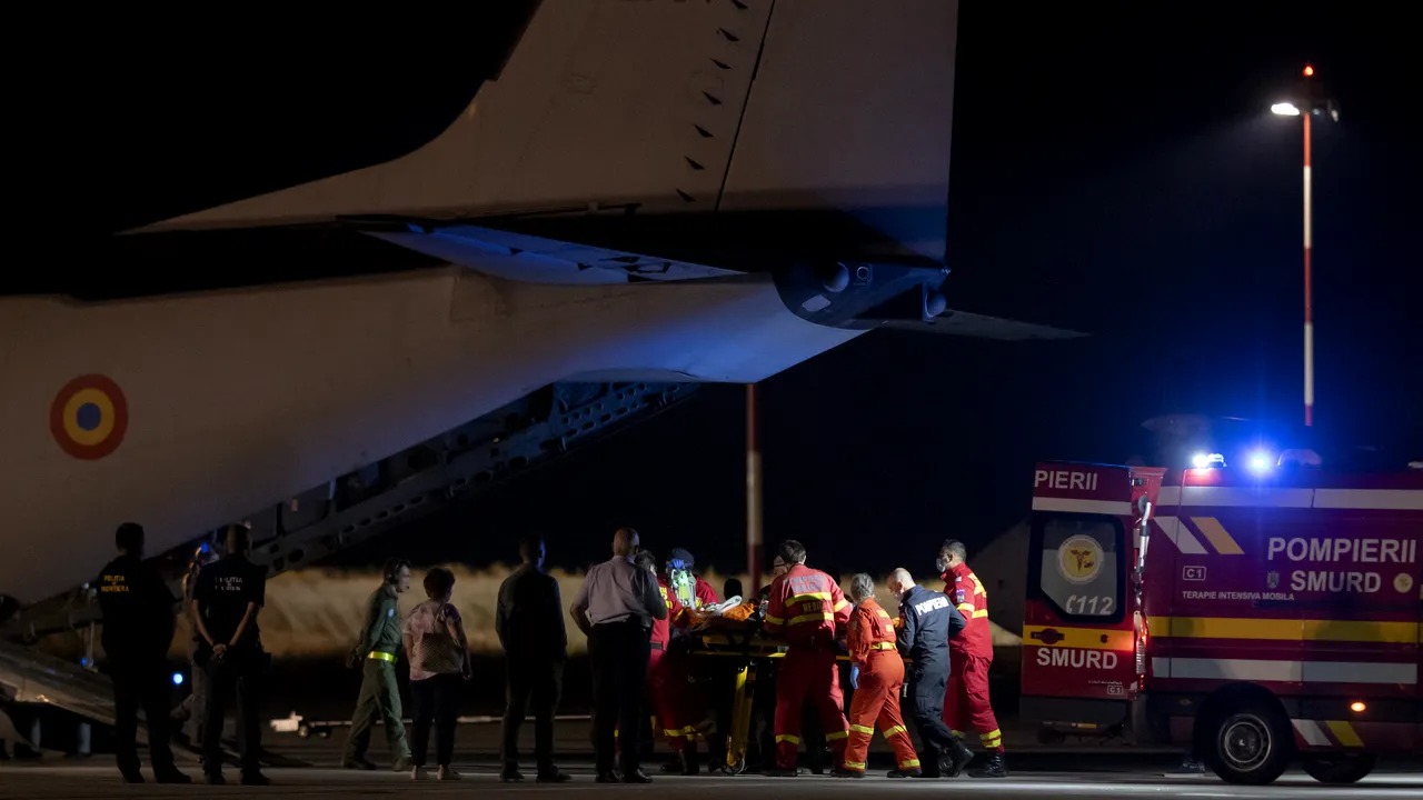 Crevedia: Un singur rănit, care a fost transferat în Italia, rămâne în stare critică