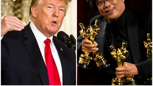 Trump a criticat filmul „Parasite”, marele câştigător al Premiilor Oscar 2020. Răspunsul acid al distribuitorului american: „Nu ştie să citească”