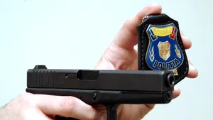 Un scandalagiu din Giurgiu a vrut să atace poliţiştii cu un cuţit. Bărbatul a fost împuşcat în picior