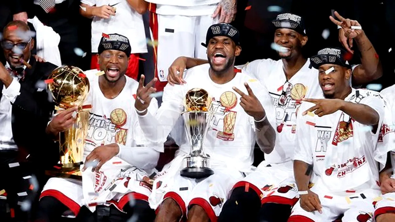 Miami Heat a învins San Antonio Spurs şi şi-a păstrat titlul de campioană NBA