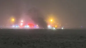 Incident aviatic în Maine, SUA. Un avion privat cu opt persoane la bord s-a prăbușit în timpul decolării