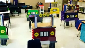 Tractoarele au invadat sala de clasă. Ideea inedită a unei educatoare din Texas a devenit virală pe Facebook
