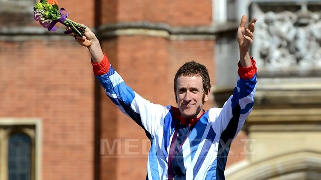 JOCURILE OLIMPICE - Ciclistul Bradley Wiggins, campion olimpic în proba de contratimp