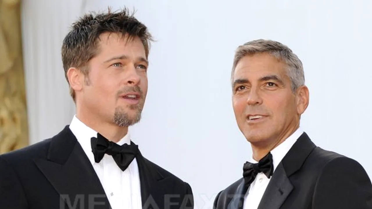 Brad Pitt va fi cavaler de onoare la nunta lui George Clooney