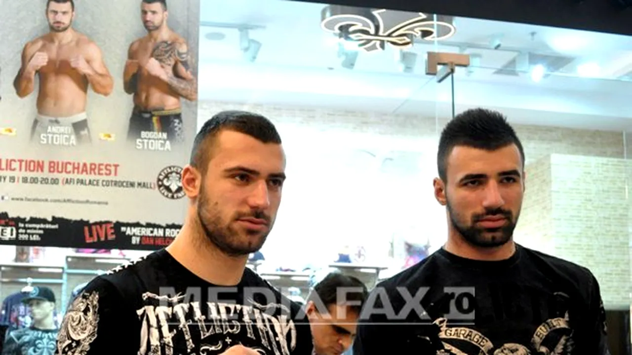 Victorii pentru luptătorii Bogdan Stoica şi Andrei Stoica în cadrul galei de la Ploieşti, de kickboxing în aer liber 