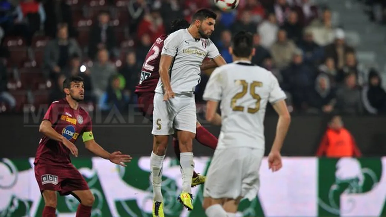 LIGA I: CFR Cluj - Astra Giurgiu, scor 0-0