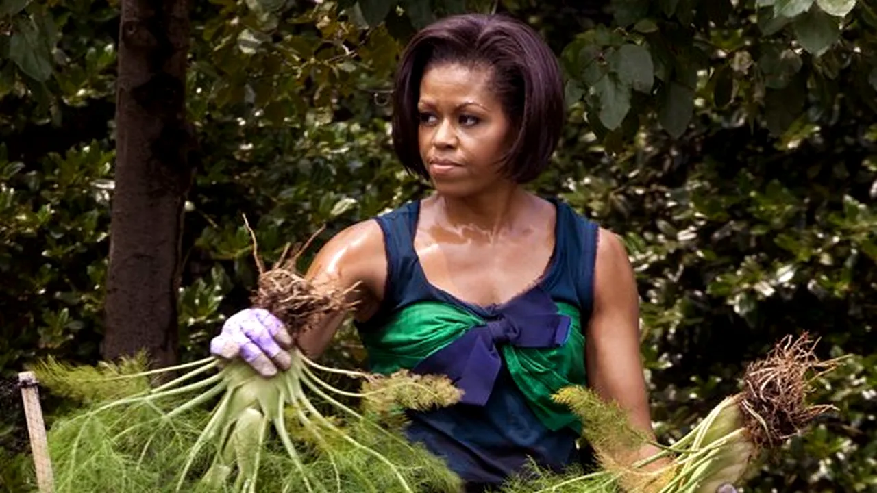 Michelle Obama va scrie o carte despre grădina de la Casa Albă