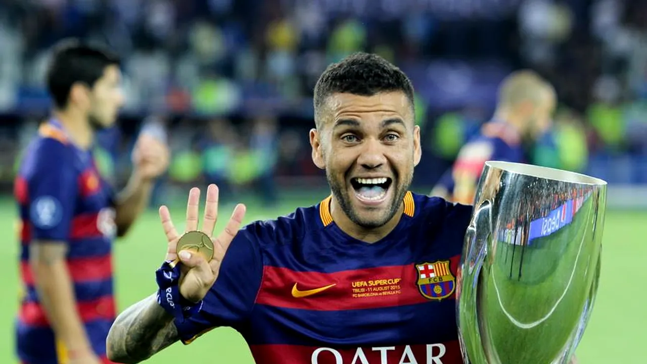 Brazilianul Dani Alves a fost pus oficial sub acuzare pentru agresiune sexuală în Spania