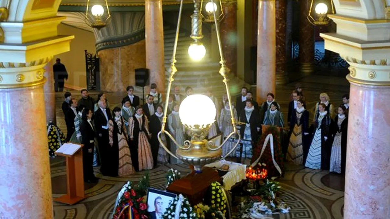 Marin Constantin, înmormântat cu onoruri militare, miercuri, la Cimitirul Evanghelic din Capitală