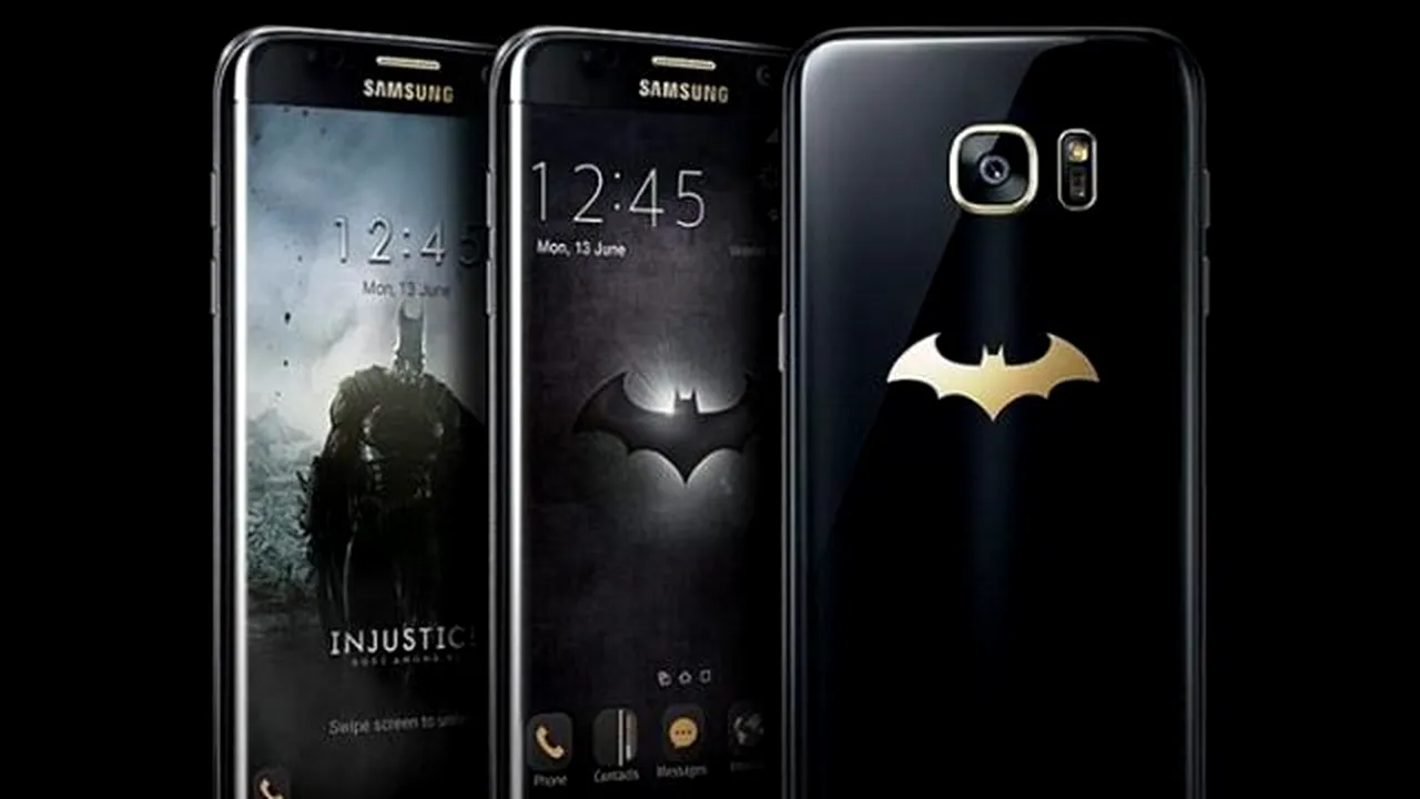 Samsung a lansat o versiune „Batman” de Galaxy S7 Edge, numită Injustice Edition