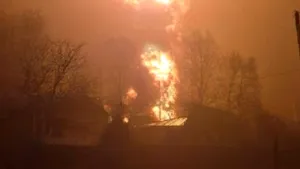 Incendiu la un depozit de petrol din Rusia, în urma unui atac cu drone ucrainene