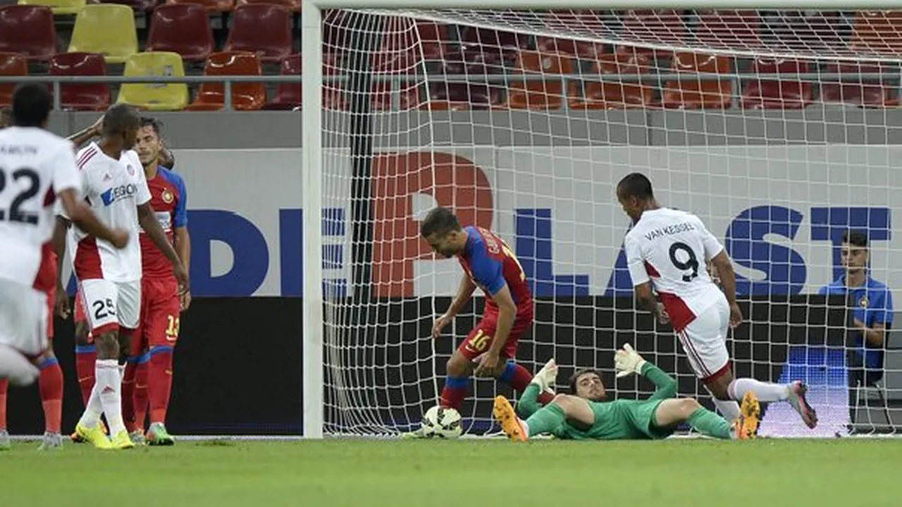 Steaua învinsă de AS Trencin, scor 2-3, dar a acces în turul trei preliminar al Ligii Campionilor - FOTO