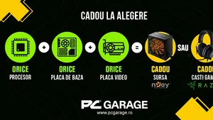 PC Garage te echipează gratuit cu o pereche de căşti sau o sursă