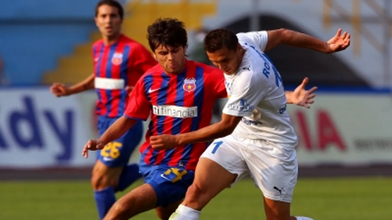 Gloria Bistriţa - Steaua Bucureşti, scor 2-2