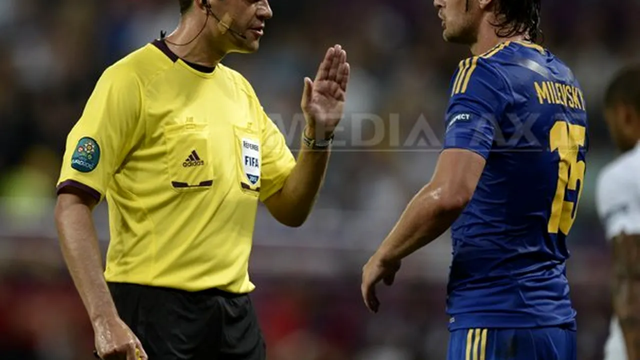 Arbitrul Viktor Kassai recunoaşte că a greşit la meciul Anglia - Ucraina