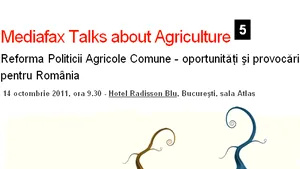 Dacian Cioloş şi Valeriu Tabără participă vineri la conferinţa Mediafax Talks about Agriculture