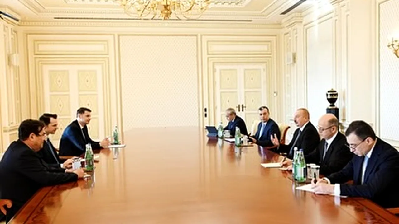 Burduja, întâlnire cu preşedintele Azerbaidjanului: Marile proiecte energetice merg înainte