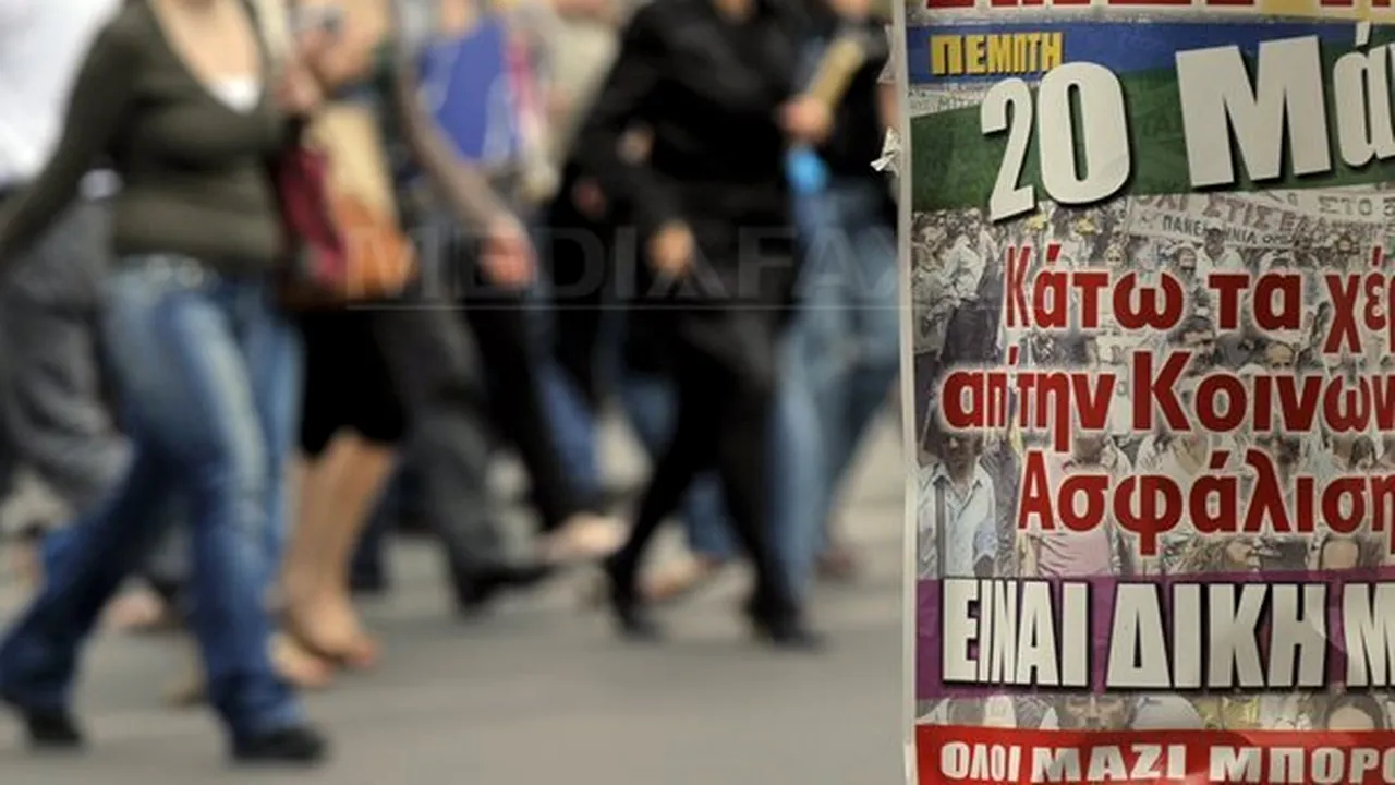 A patra grevă generală în Grecia