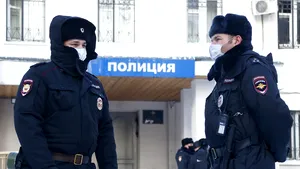 VIDEO Alexei Navalnîi, judecat în sediul poliţiei oraşului Himki 