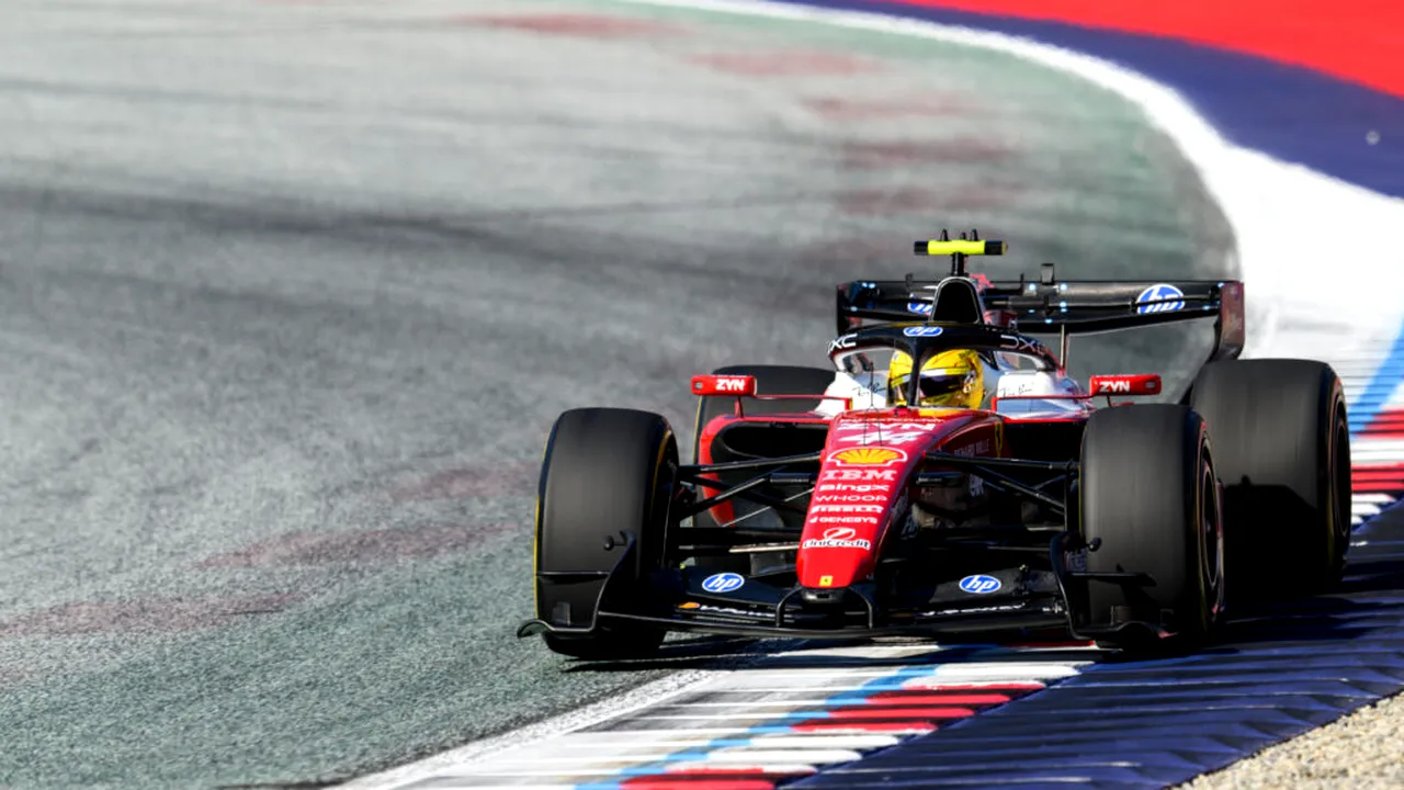 Lewis Hamilton obține pole position-ul pentru cursa Sprint de la Silverstone din Formula 1. Pilotul Ferrari îl întrece pentru 11 miimi pe liderul clasamentului general