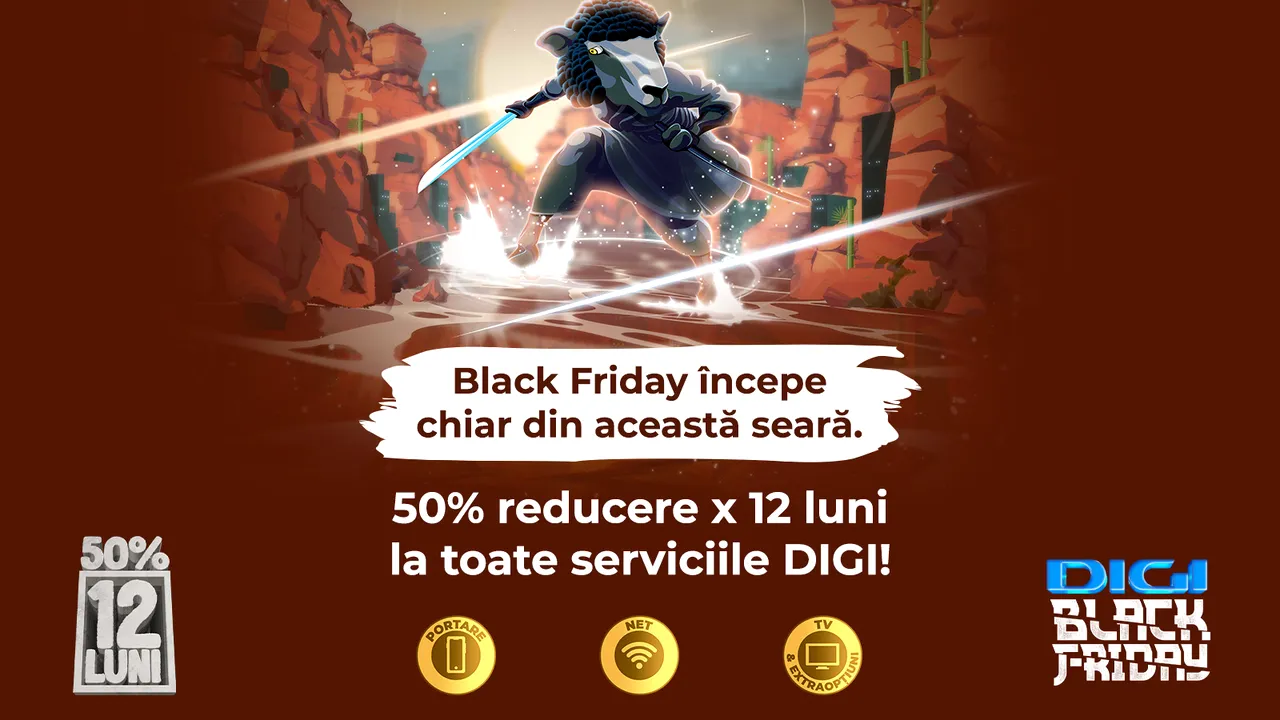 Black Friday aduce la DIGI cea mai aşteptată reducere din an