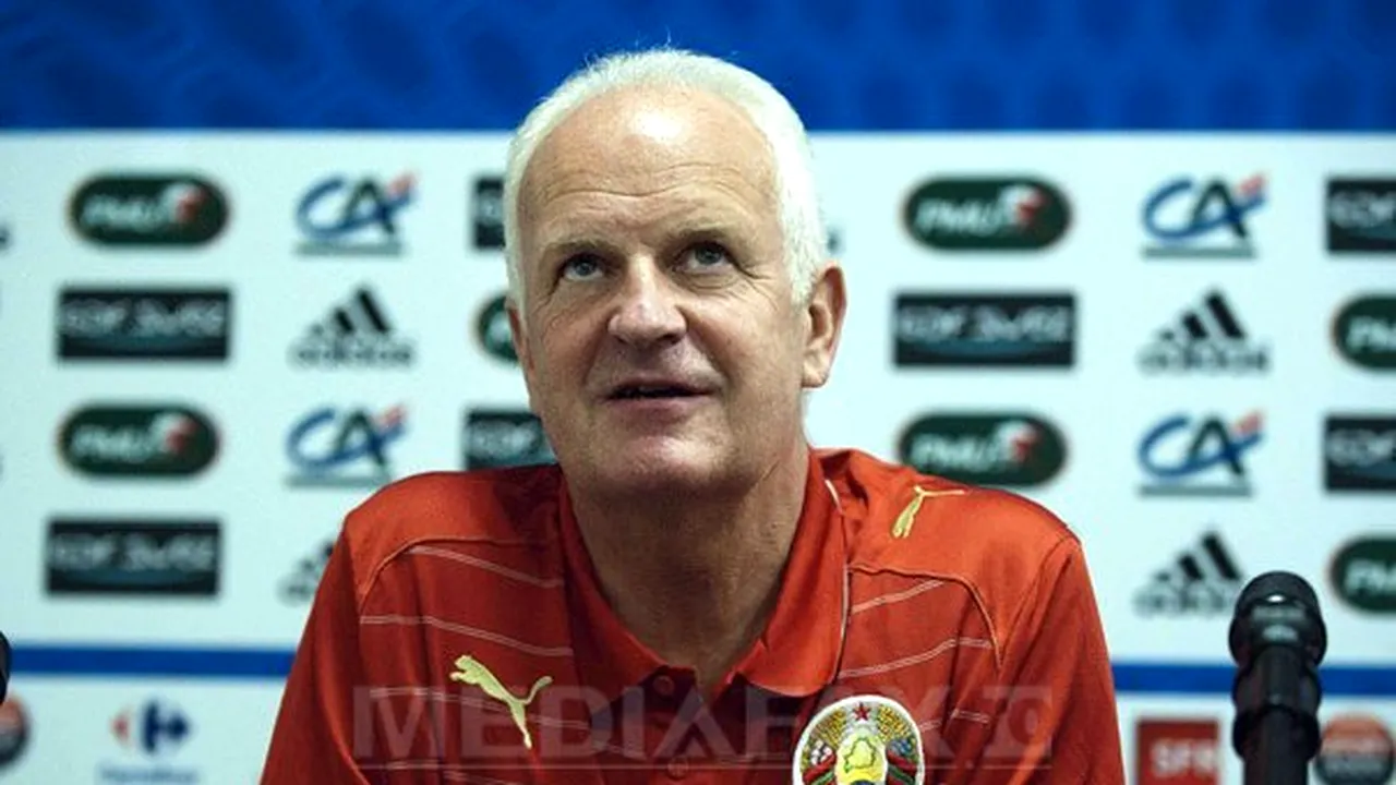 Selecţionerul Belarusului: I-am văzut pe români bucuroşi că a fost 0-0