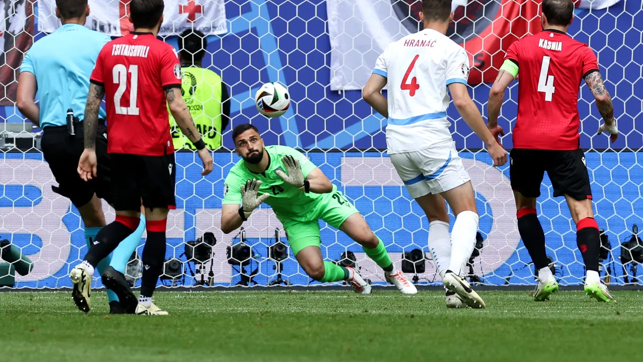 Georgia obţine primul punct la un turneu final după remiza cu Cehia la Euro 2024