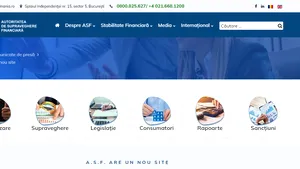 Autoritatea de Supraveghere Financiară are site nou