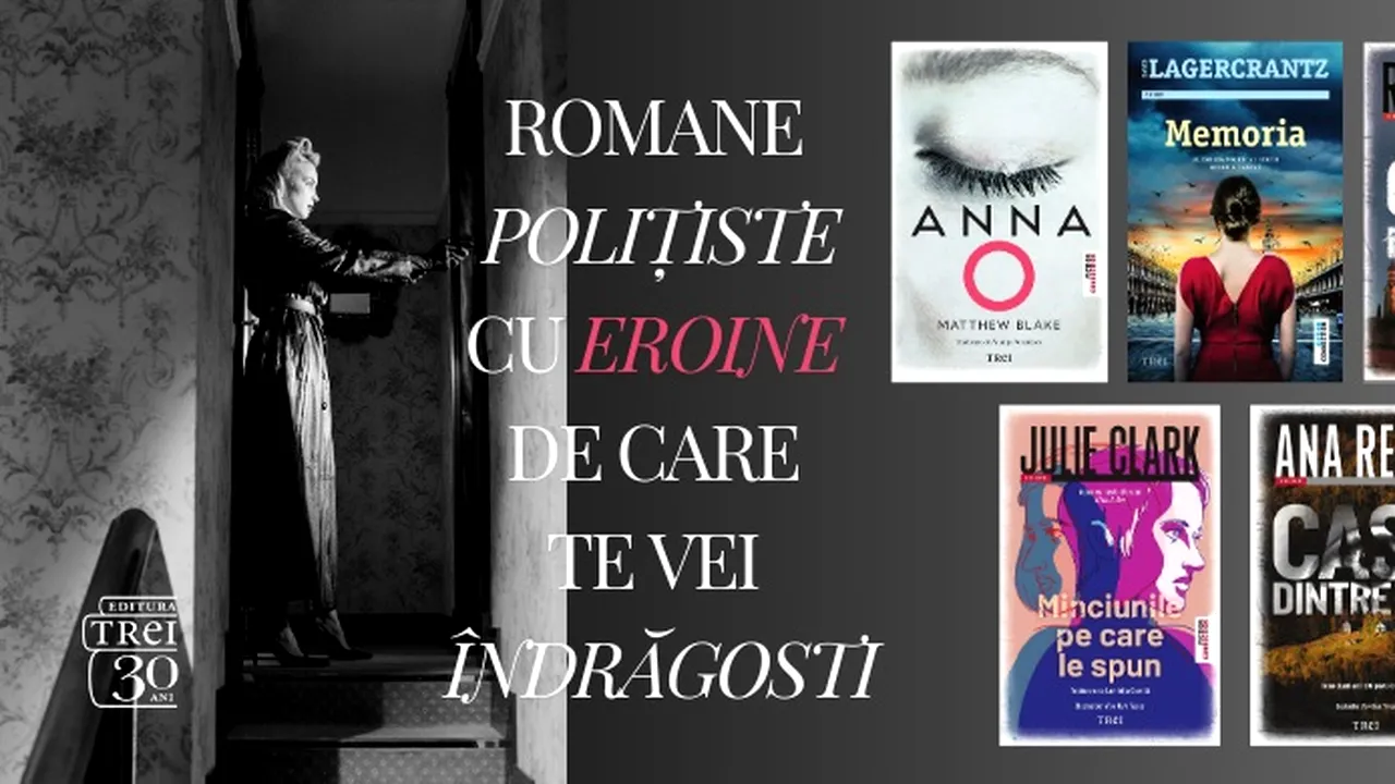 5 romane poliţiste cu eroine de care te vei îndrăgosti!