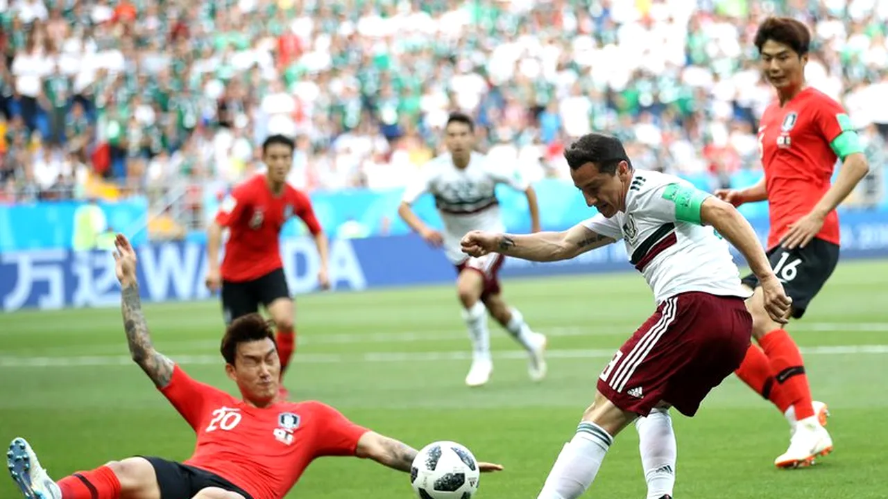 CM 2018: Mexic - Coreea de Sud, scor 2-1, în grupa F a turneului final