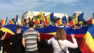 Protest faţă de OUG privind Codul Administrativ. Participant: Acum se poate folosi orice limbă | FOTO
