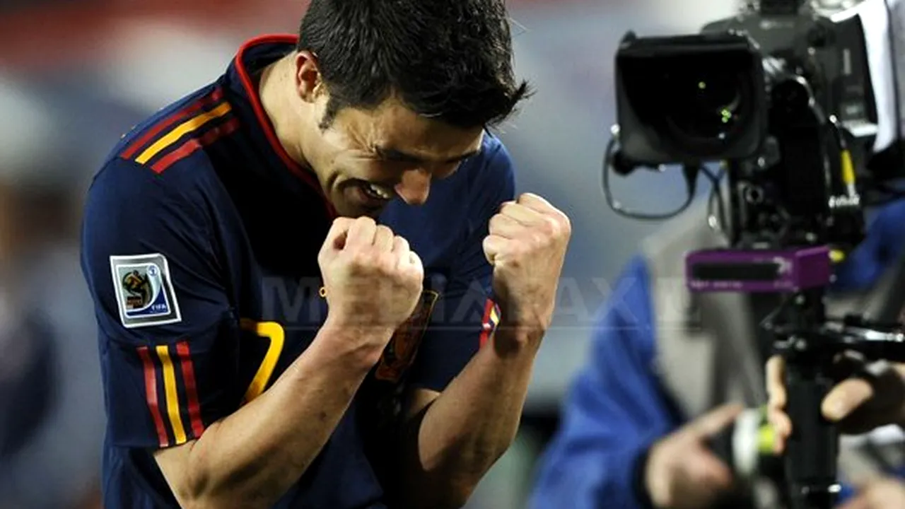 David Villa, golgheterul CM după sferturi