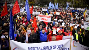 Protest de amploare în Capitală. Sindicaliștii denunță măsurile de austeritate și scăderea puterii de cumpărare
