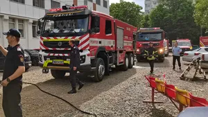 ISU, despre incidentul de la Spitalul de Copii Iaşi: nu a fost incendiu, a fost evacuată funinginea