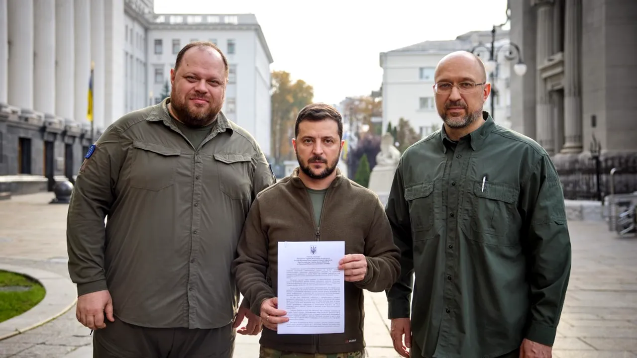 Zelenski, drept răspuns la anexările Rusiei, a depus cererea de aderare accelerata a Ucrainei la NATO 