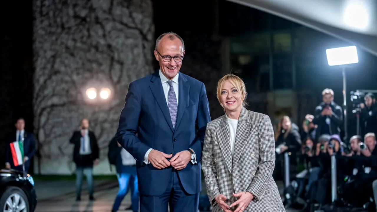 Merz vrea relații mai strânse între Germania și Italia, pe fondul divergențelor cu Franța