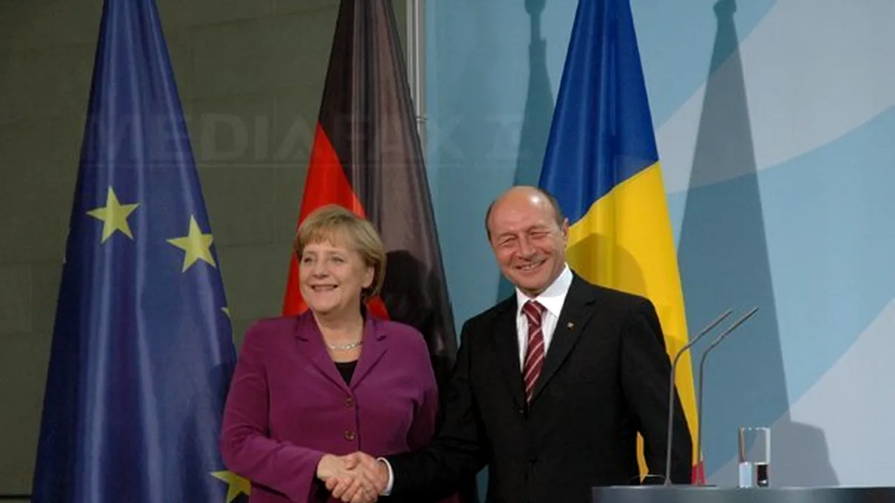 Băsescu, MESAJ de felicitare către cancelarul Merkel pentru acordul de guvernare: 