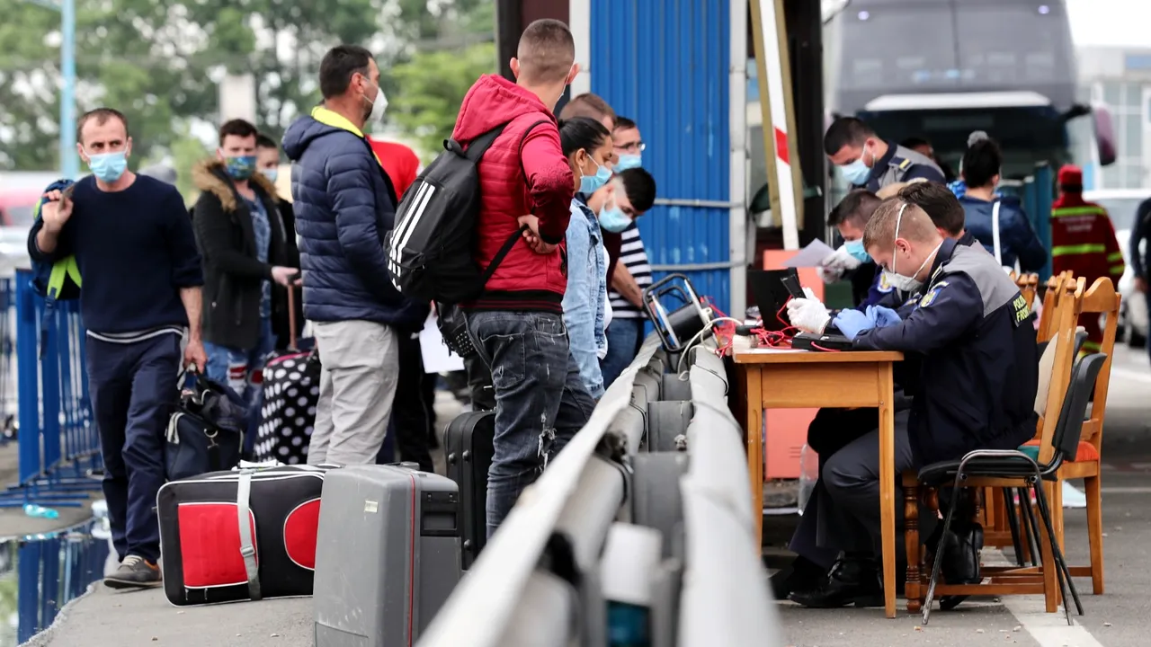 Situaţie decongestionată la Nădlac. Nu mai există pietoni care aşteaptă să treacă graniţa