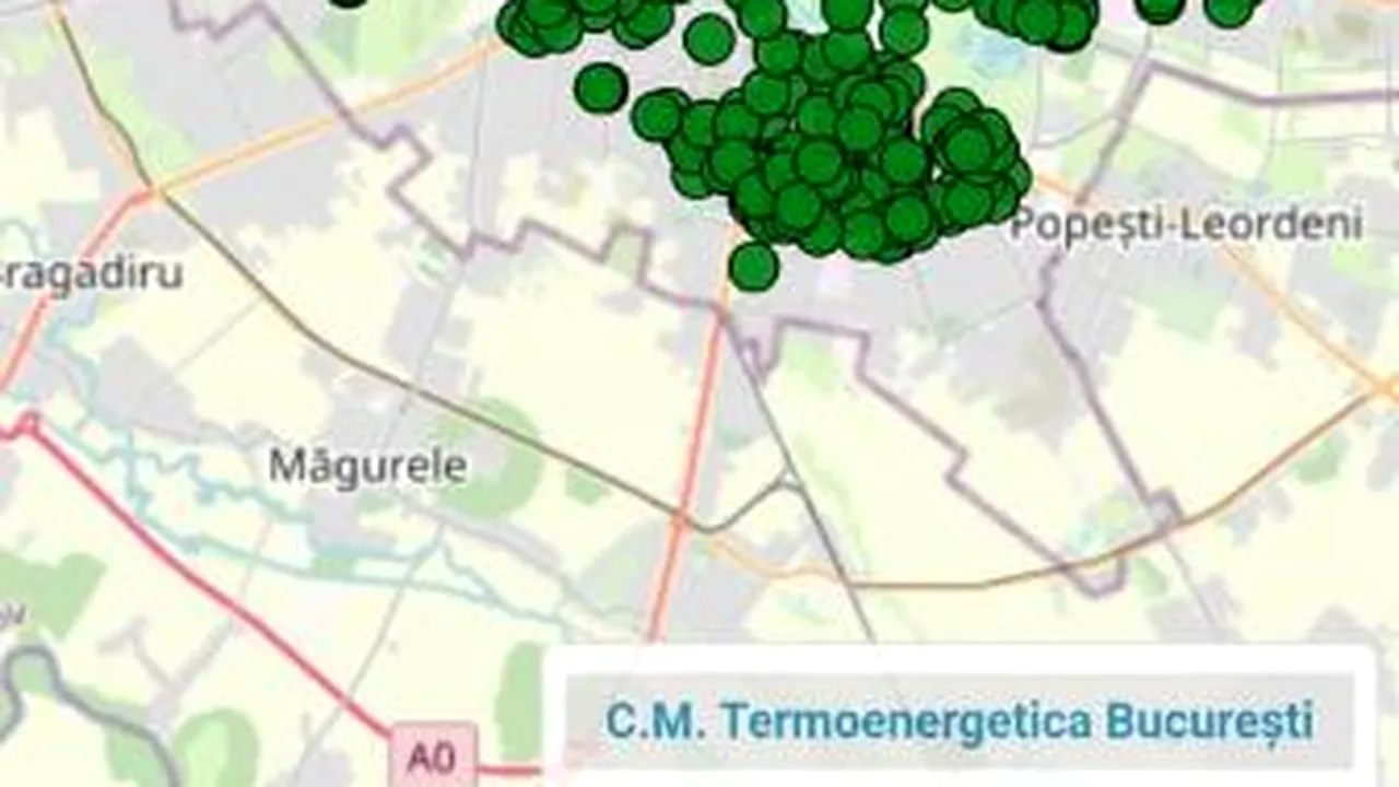Avaria la reţeaua de termoficare din Bucureşti a fost remediată
