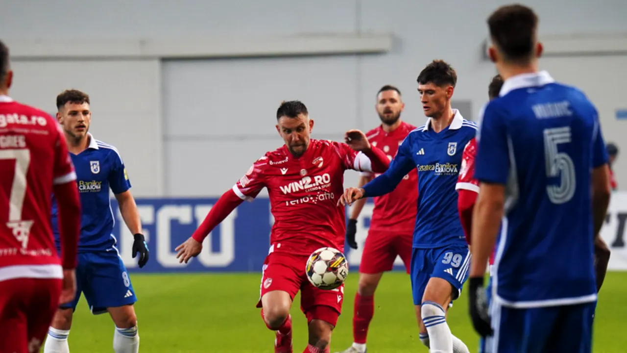 Etapă neagră pentru Dinamo: echipa „câinilor roşii” a alunecat pe ultimul loc