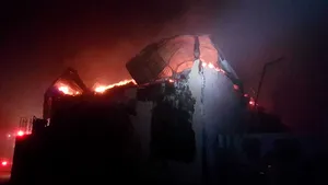Incendiu puternic la un motel din Constanţa