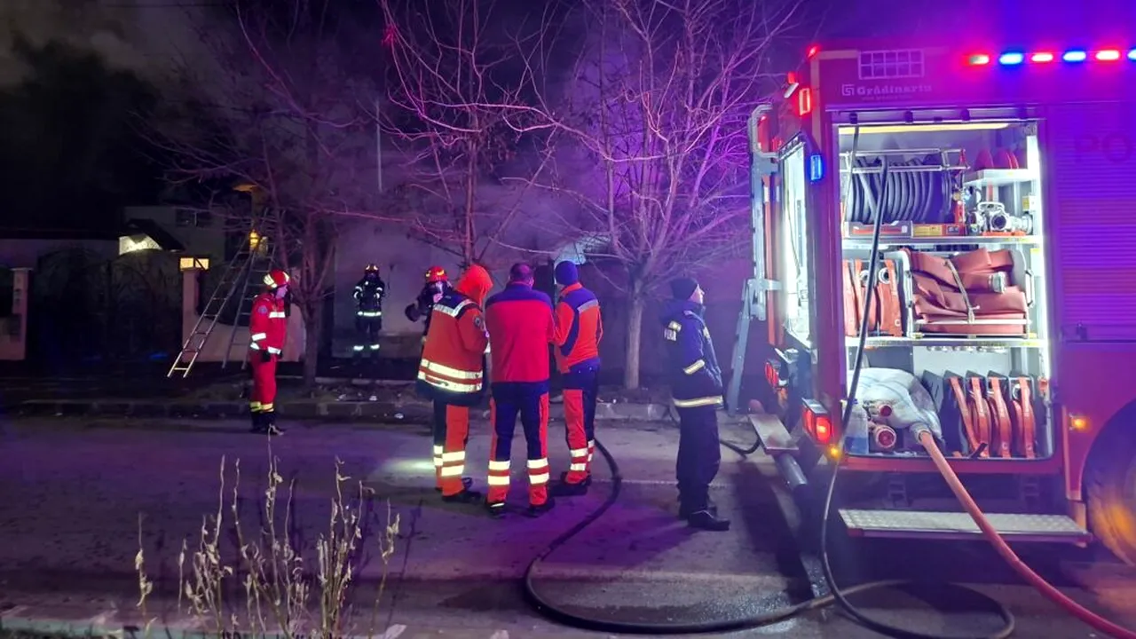 Bărbat găsit carbonizat într-o locuință care a ars în Brăila