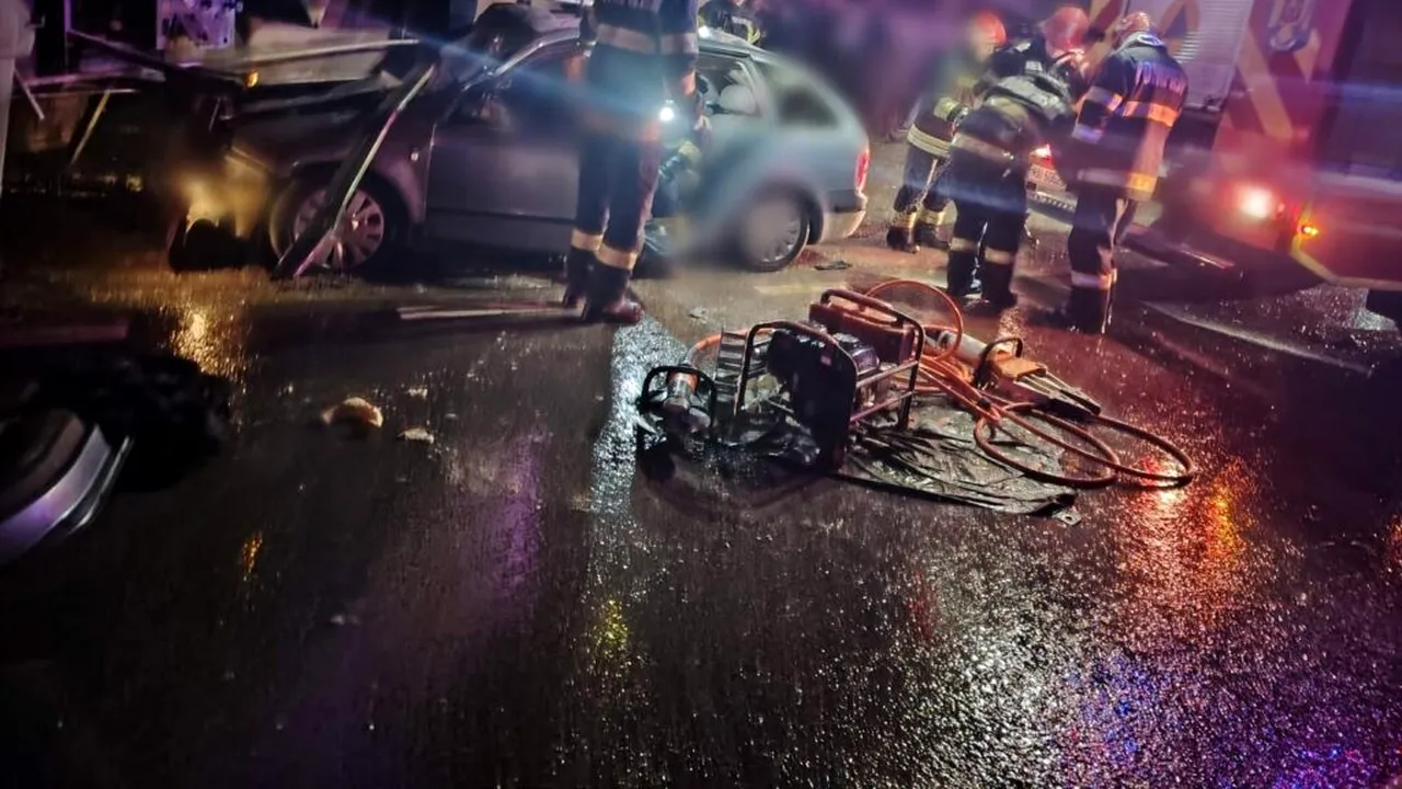 Accident rutier sever în Coțofănești între un tir și un autoturism: cinci victime
