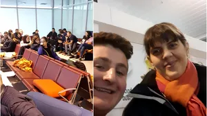 180 de oameni, printre care şi Laura Codruţa Kovesi, blocaţi pe aeroportul din Liege de 20 de ore. Pasager: Nu ştim ce o să facem. VIDEO